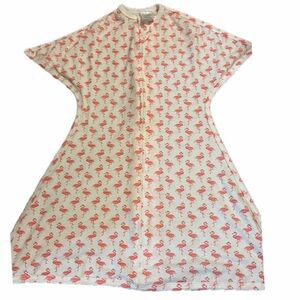 SleepingBaby Zipadee-Zip Transition Swaddle -small 4-8 month flamingos